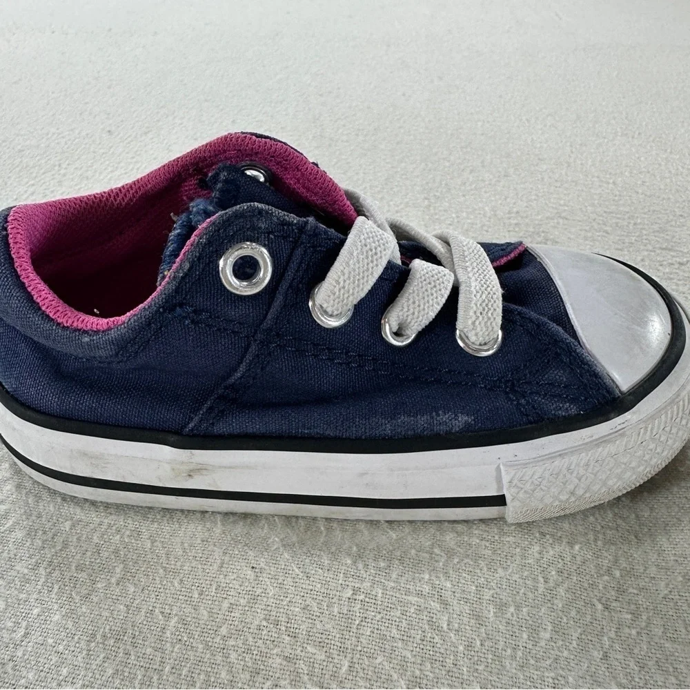 Converse All Star Blue/Pink Toddler Shoes Size 5